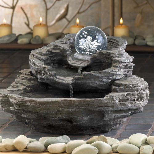 ROCK DESIGN TABLETOP FOUNTAIN