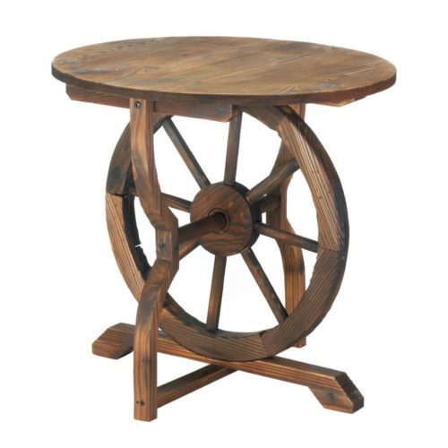 WAGON WHEEL TABLE