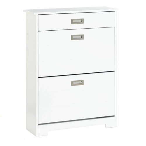 2-TIER SHOE RACK WITH DRAWER