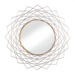 GOLDEN GEOMETRIC WALL MIRROR